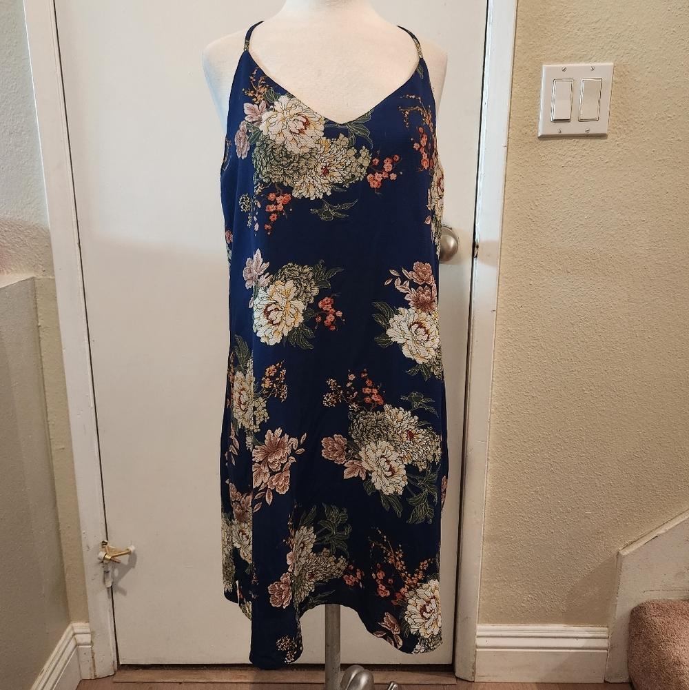 Floral Spaghetti Strap Dress